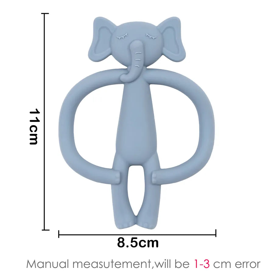 New Kids Teething Silicone Nursing Teether Gifts Newborn Dental Care Durable Teether Toys Teething Infant Chewing Toy Baby Stuff